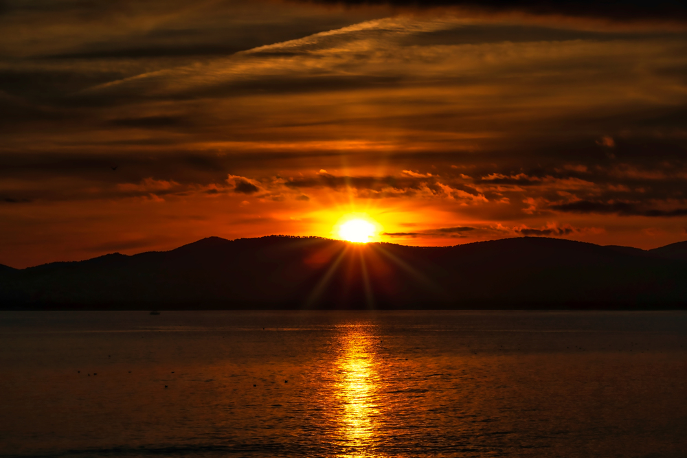 Fire sky