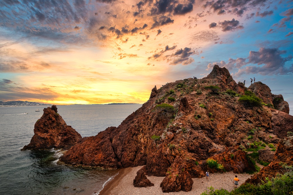 La pointe de l'Aiguille à Theoule-sur-Mer