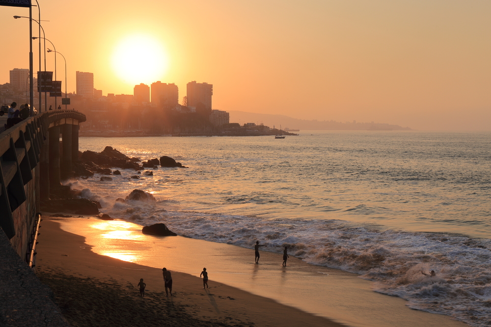 Sun Set On Viña del Mar - Chili