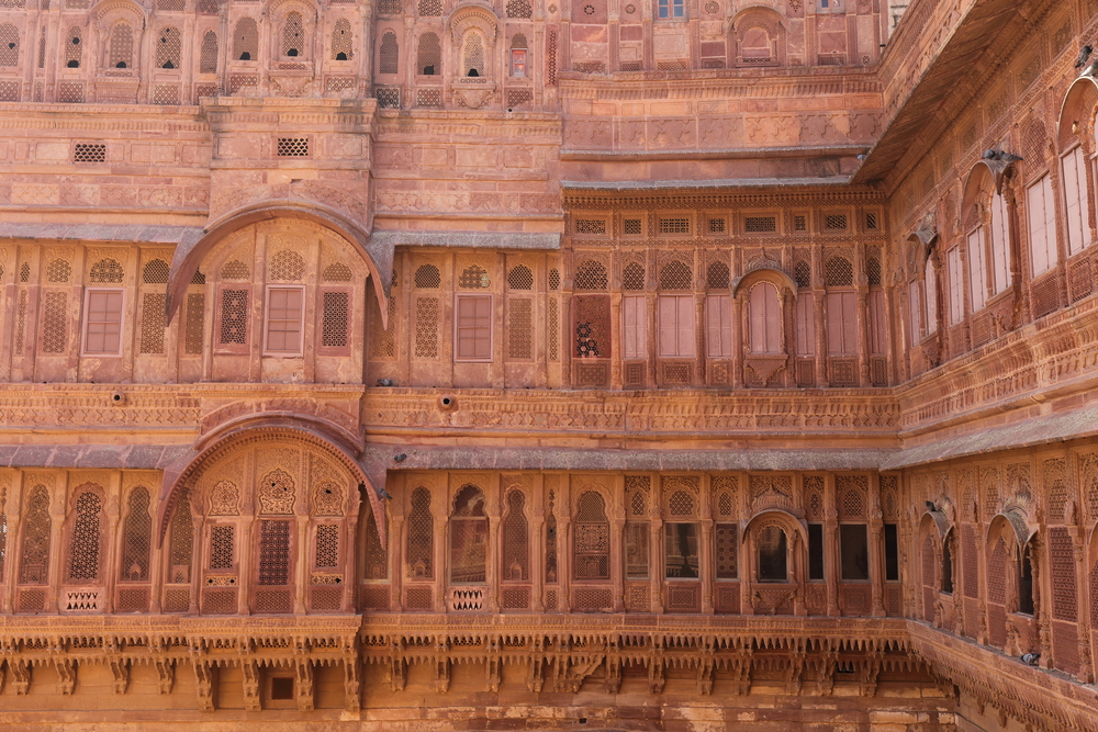 Moucharabiehs - Fort de Mehrangarh - Jodhpur - Rajasthan - Inde