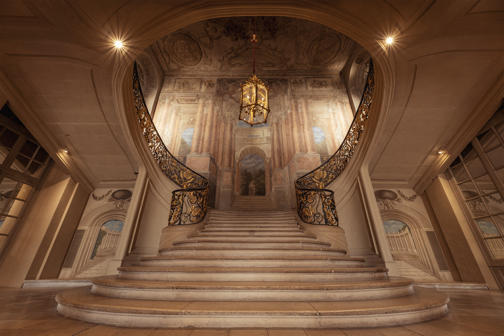 Le Grand Escalier de l'Hôtel de Ville #2 - Couleur // Place Stanislas - Nancy
