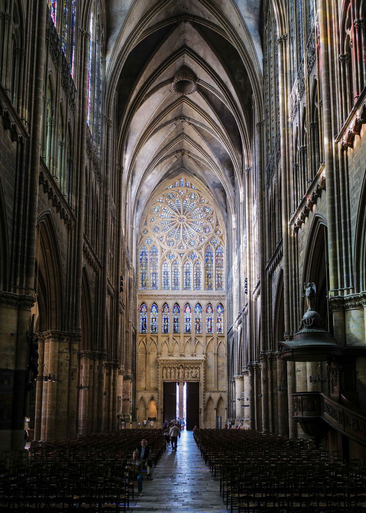 La rosace de la cathédrale de Metz