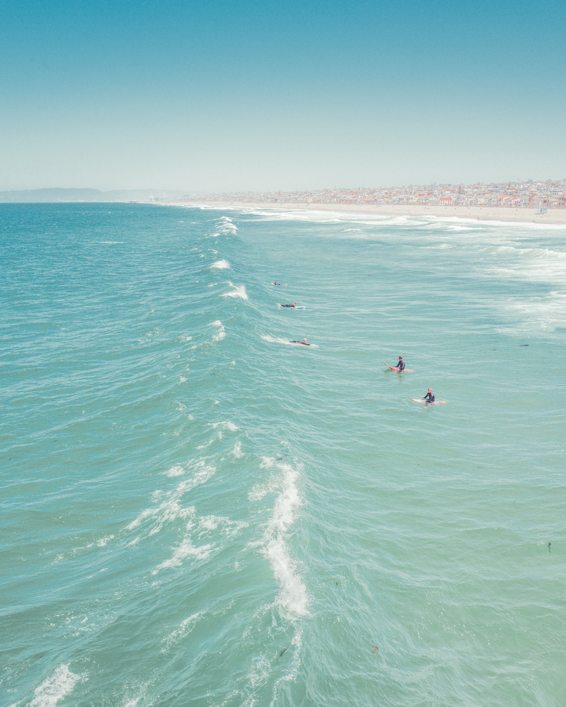Surfers Waiting, Santa Monica