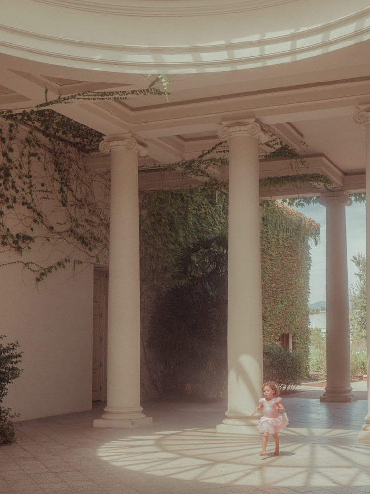 Little Girl at the The Huntington Library