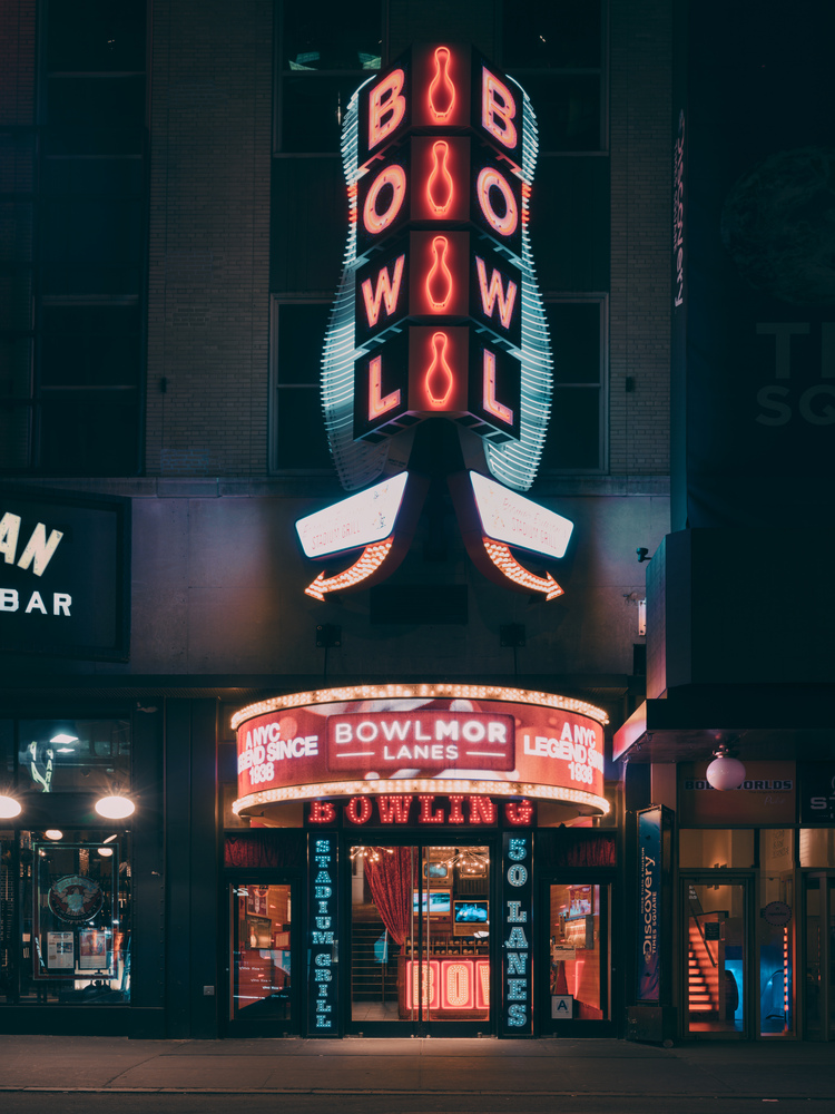 Bowlmor Lanes, Times Square, New York, NY