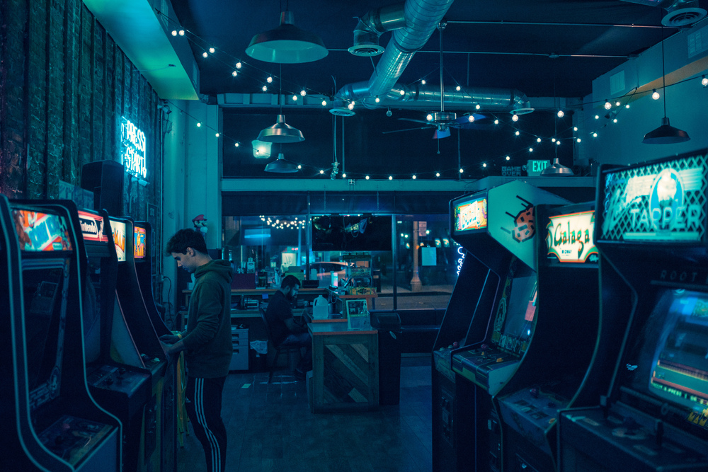 Neon Retro Arcade, Passadena