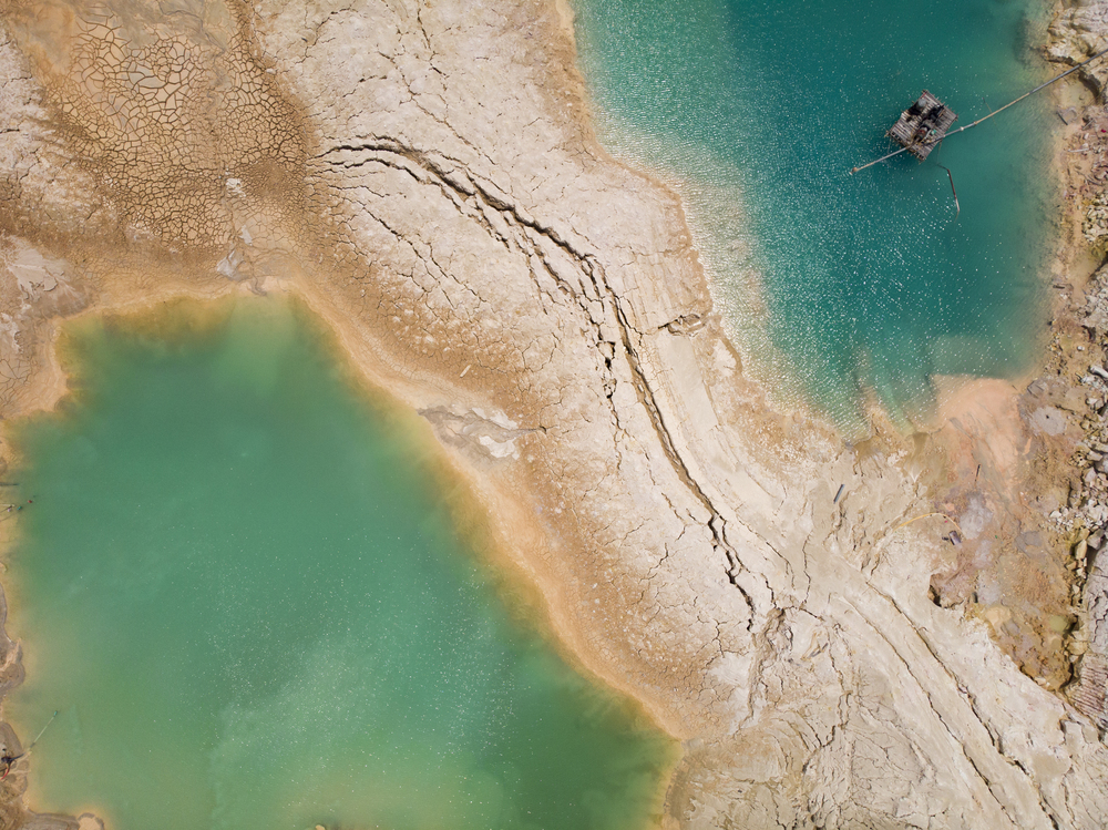 Mine d'étain, Bangka, Indonésie